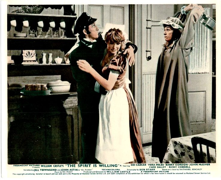 Cinema Lobby Card: SPIRIT IS WILLING, THE 1967 (GB WOMAN AND PAN) William Castle Cinema Lobby Card: SPIRIT IS WILLING, THE 1967 (GB WOMAN AND PAN) William Castle