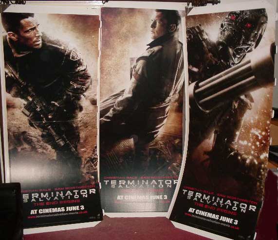 TERMINATOR SALVATION: Promotional Cinema Standee