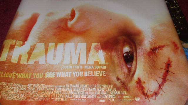 TRAUMA: Main UK Quad Film Poster