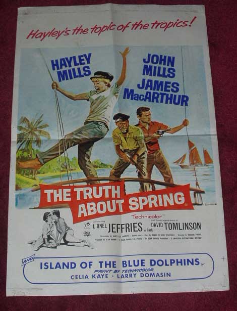 TRUTH ABOUT SPRING, THE: Double Crown Film Poster TRUTH ABOUT SPRING, THE: Double Crown Film Poster