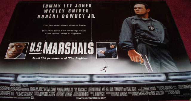 US MARSHALS: Main UK Quad Film Poster