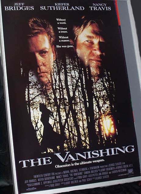 VANISHING, THE: Main One Sheet Film Poster