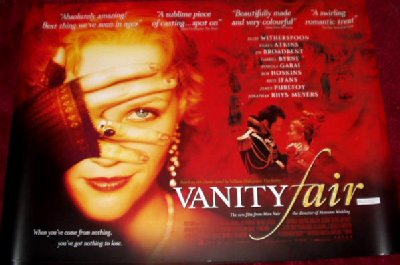 VANITY FAIR: Main UK Quad Film Poster