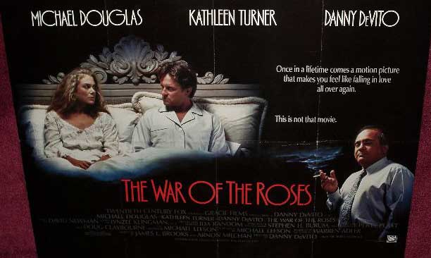 WAR OF THE ROSES: Main UK Quad Film Poster WAR OF THE ROSES: Main UK Quad Film Poster
