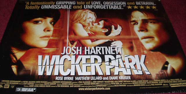 WICKER PARK: Main UK Quad Film Poster WICKER PARK: Main UK Quad Film Poster