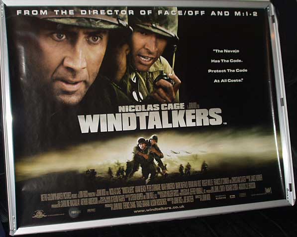 WINDTALKERS: Main UK Quad Film Poster