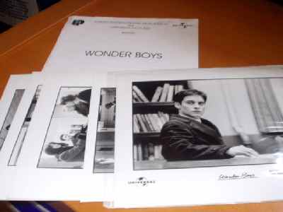 WONDER BOYS: Promotional Booklet & Stills