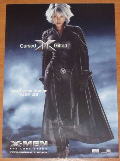 X MEN 3 THE LAST STAND: Storm Half Sheet Film Poster X MEN 3 THE LAST STAND: Storm Half Sheet Film Poster