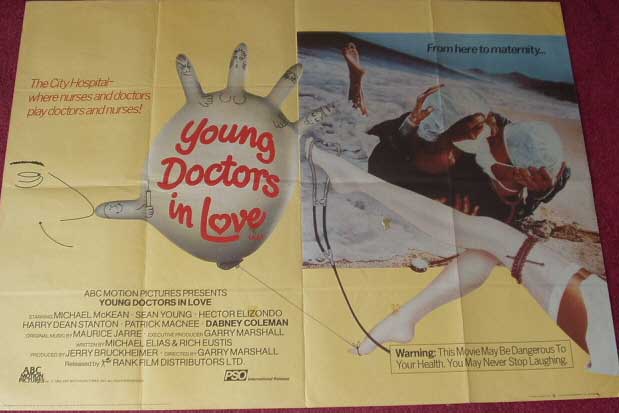 YOUNG DOCTORS IN LOVE: Main UK Quad Film Poster YOUNG DOCTORS IN LOVE: Main UK Quad Film Poster
