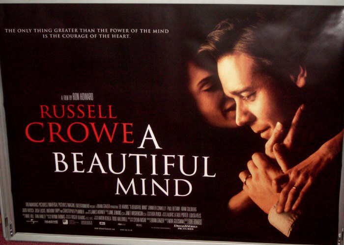 Cinema Poster: A BEAUTIFUL MIND 2001 (Quad) Russell Crowe Ed Harris Cinema Poster: A BEAUTIFUL MIND 2001 (Quad) Russell Crowe Ed Harris