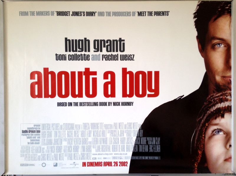 Cinema Poster: ABOUT A BOY 2002 (Quad) Hugh Grant Nicholas Hoult