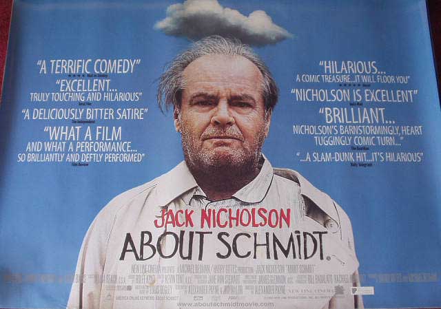 ABOUT SCHMIDT: UK Quad Film Poster ABOUT SCHMIDT: UK Quad Film Poster