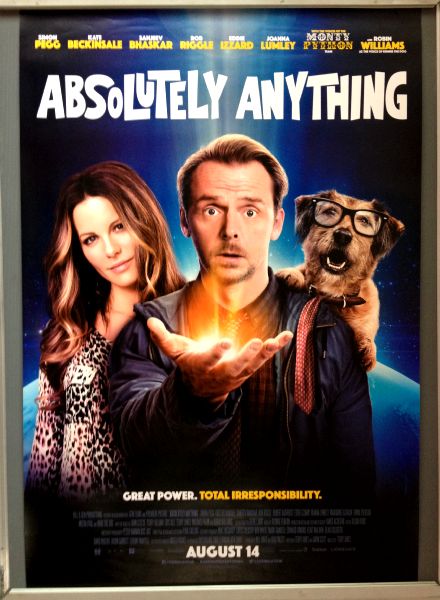 Cinema Poster: ABSOLUTELY ANYTHING 2015 (One Sheet) Kate Beckinsale Simon Pegg