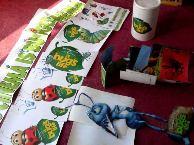 A BUG'S LIFE: Promotional Box With Stickers A BUG'S LIFE: Promotional Box With Stickers