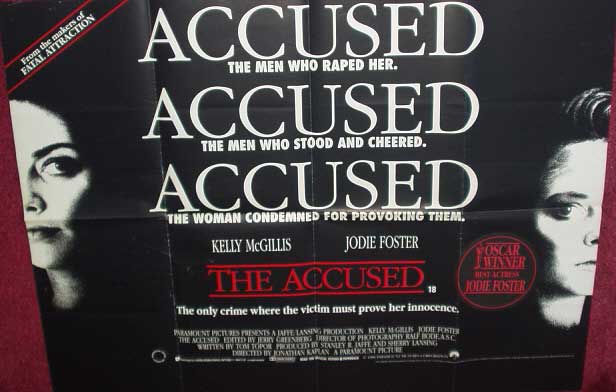 ACCUSED, THE: UK Quad Film Poster ACCUSED, THE: UK Quad Film Poster
