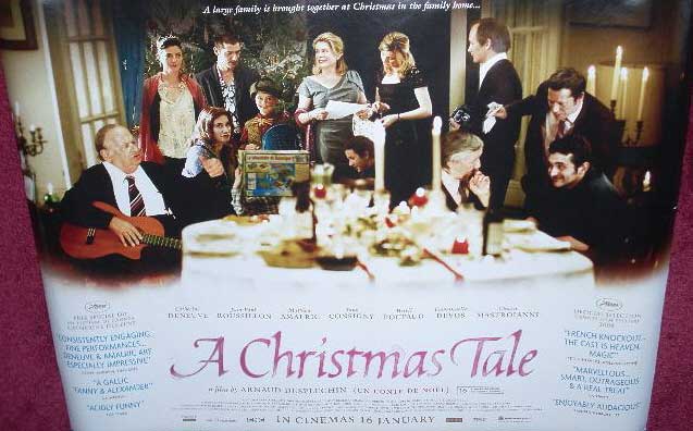 A CHRISTMAS TALE (UN CONTE DE NOEL): UK Quad Film Poster A CHRISTMAS TALE (UN CONTE DE NOEL): UK Quad Film Poster