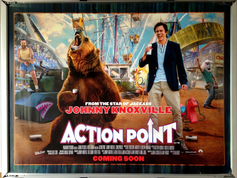 Cinema Poster: ACTION POINT 2018 (Quad) Johnny Knoxville Chris Pontius 