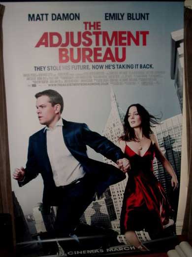 ADJUSTMENT BUREAU, THE: Cinema Banner ADJUSTMENT BUREAU, THE: Cinema Banner