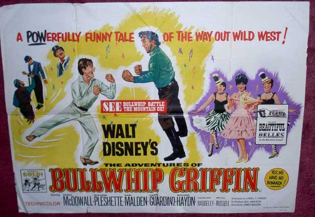 ADVENTURES OF BULLWHIP GRIFFIN, THE: UK Quad Film Poster ADVENTURES OF BULLWHIP GRIFFIN, THE: UK Quad Film Poster