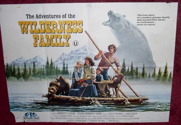 ADVENTURES OF THE WILDERNESS FAMILY: Main UK Quad Film Poster ADVENTURES OF THE WILDERNESS FAMILY: Main UK Quad Film Poster