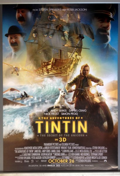 Cinema Poster: ADVENTURES OF TINTIN, THE 2011 (Main One Sheet) Cinema Poster: ADVENTURES OF TINTIN, THE 2011 (Main One Sheet)