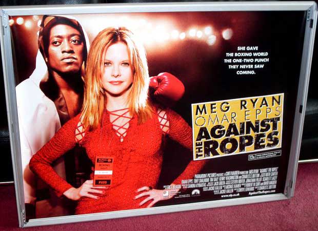 AGAINST THE ROPES: UK Quad Film Poster