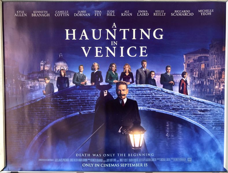 Cinema Poster: A HAUNTING IN VENICE 2023 (Main Quad) Kenneth Branagh Tina Fey Cinema Poster: A HAUNTING IN VENICE 2023 (Main Quad) Kenneth Branagh Tina Fey