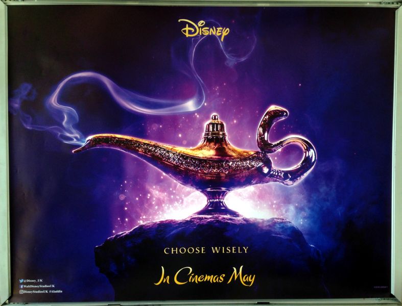 Cinema Poster: ALADDIN 2019 (Advance Quad) Will Smith Mena Massoud Naomi Scott