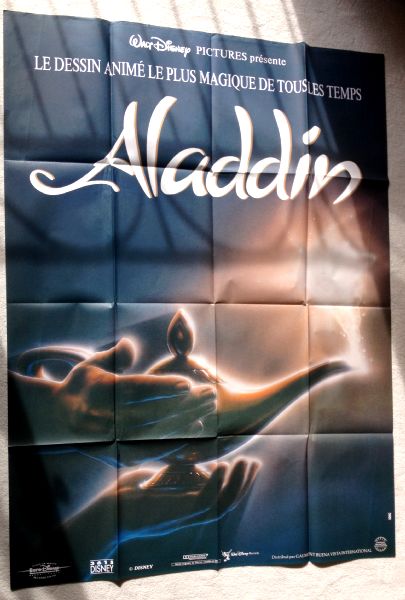 Cinema Poster: ALADDIN 1993 (French Grande) Scott Weinger Robin Williams Cinema Poster: ALADDIN 1993 (French Grande) Scott Weinger Robin Williams