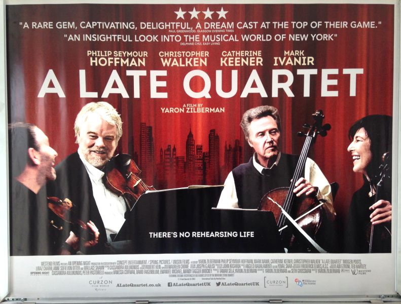 Cinema Poster: A LATE QUARTET 2013 (Quad) Philip Seymour Hoffman Cinema Poster: A LATE QUARTET 2013 (Quad) Philip Seymour Hoffman