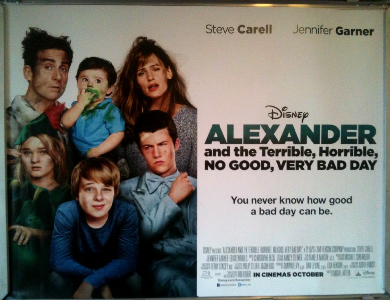 Cinema Poster: ALEXANDER & TERRIBLE HORRIBLE NO GOOD VERY BAD DAY 2014 (Quad)