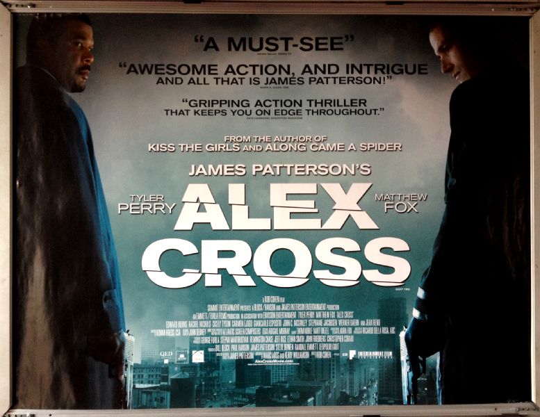 Cinema Poster: ALEX CROSS 2012 (Quad) Tyler Perry Matthew Fox Rachel Nichols