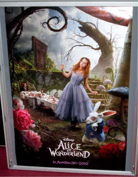 ALICE IN WONDERLAND: Alice One Sheet Film Poster ALICE IN WONDERLAND: Alice One Sheet Film Poster