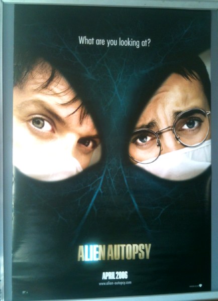 ALIEN AUTOPSY: Advance One Sheet Film Poster ALIEN AUTOPSY: Advance One Sheet Film Poster