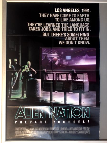 ALIEN NATION: US One Sheet Film Poster ALIEN NATION: US One Sheet Film Poster