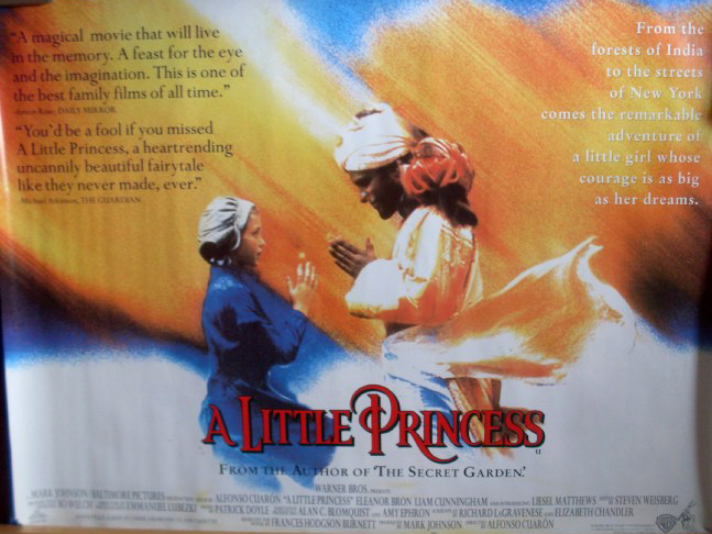 A LITTLE PRINCESS: UK Quad Film Poster A LITTLE PRINCESS: UK Quad Film Poster