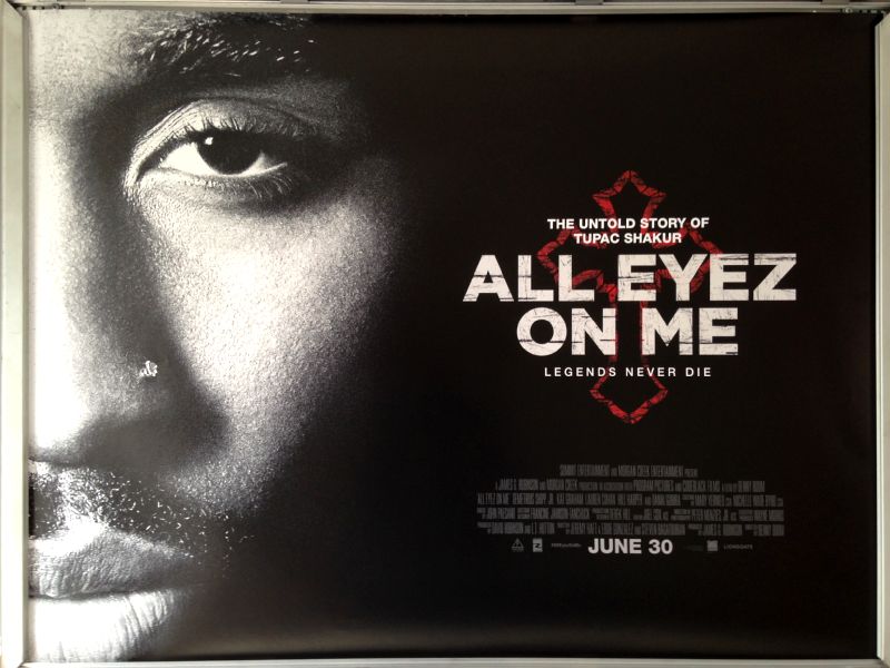 Cinema Poster: ALL EYEZ ON ME 2017 (Quad) Demetrius Shipp Jr., Danai Gurira Cinema Poster: ALL EYEZ ON ME 2017 (Quad) Demetrius Shipp Jr., Danai Gurira