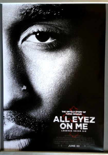 Cinema Poster: ALL EYEZ ON ME 2017 (One Sheet) Demetrius Shipp Jr. Kat Graham Cinema Poster: ALL EYEZ ON ME 2017 (One Sheet) Demetrius Shipp Jr. Kat Graham