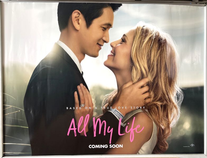 Cinema Poster: ALL MY LIFE 2020 (Advance Quad) Jessica Rothe Harry Shum Jr