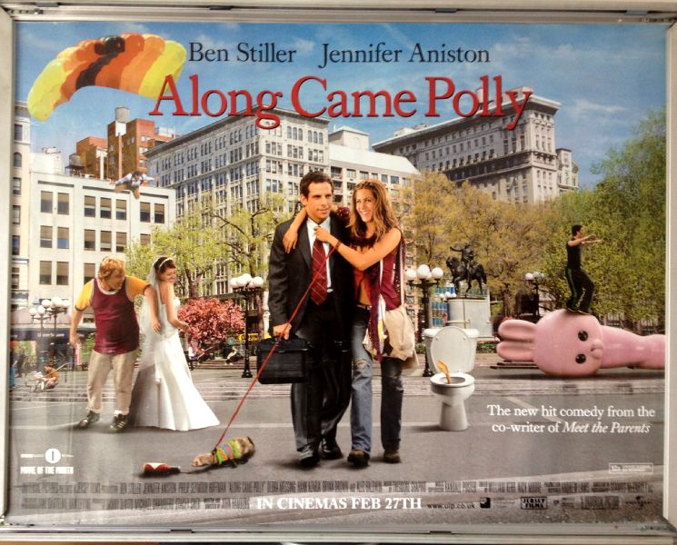 Cinema Poster: ALONG CAME POLLY 2004 (Group Quad) Jennifer Aniston Ben Stiller Cinema Poster: ALONG CAME POLLY 2004 (Group Quad) Jennifer Aniston Ben Stiller