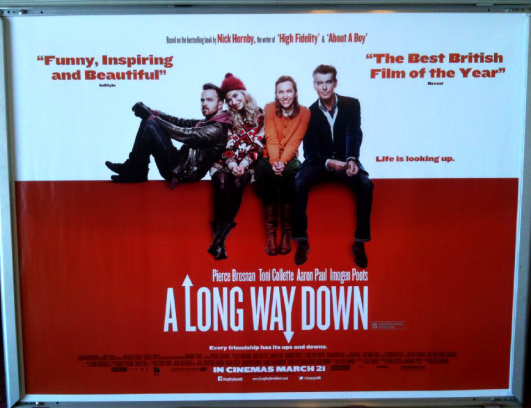 A LONG WAY DOWN: UK Quad Film Poster A LONG WAY DOWN: UK Quad Film Poster