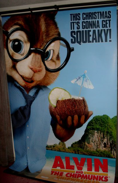 ALVIN AND THE CHIPMUNKS CHIPWRECKED: Theodore Cinema Banner ALVIN AND THE CHIPMUNKS CHIPWRECKED: Theodore Cinema Banner