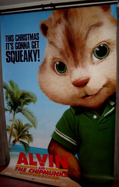 ALVIN AND THE CHIPMUNKS CHIPWRECKED: Simon Cinema Banner ALVIN AND THE CHIPMUNKS CHIPWRECKED: Simon Cinema Banner