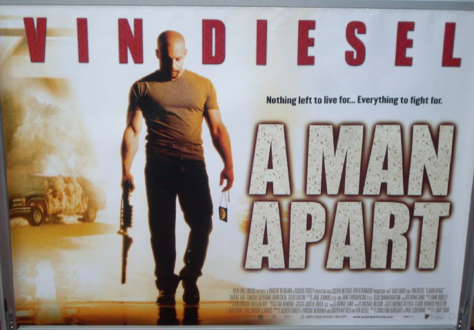Cinema Poster: A MAN APART 2003 (Quad) Vin Diesel Larenz Tate Timothy Olyphant
