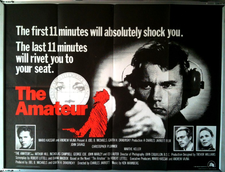 Cinema Poster: AMATEUR, THE 1981 (QUAD) John Savage Christopher Plummer