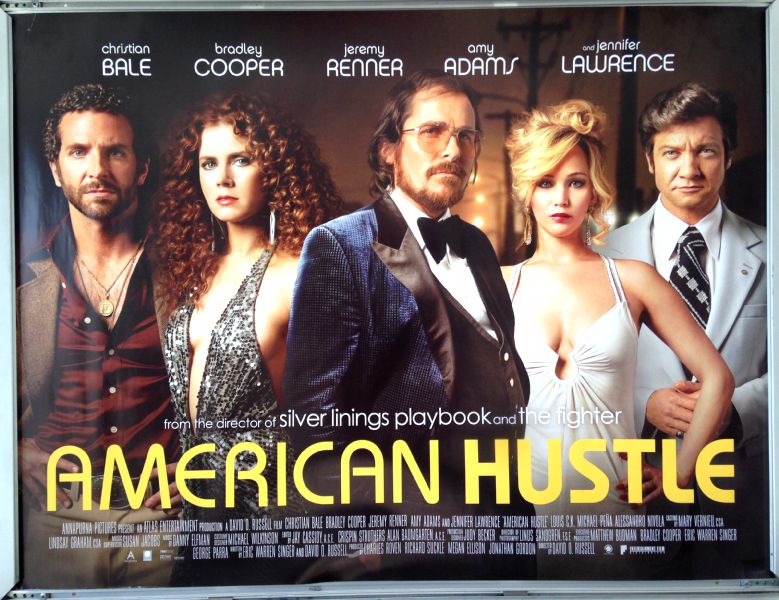 Cinema Poster: AMERICAN HUSTLE 2013 (Quad) Christian Bale Amy Adams Cinema Poster: AMERICAN HUSTLE 2013 (Quad) Christian Bale Amy Adams