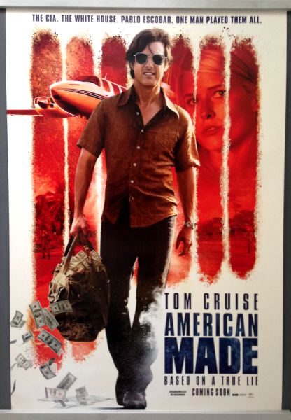 Cinema Poster: AMERICAN MADE 2017 (One Sheet) Tom Cruise Domhnall Gleeson Cinema Poster: AMERICAN MADE 2017 (One Sheet) Tom Cruise Domhnall Gleeson