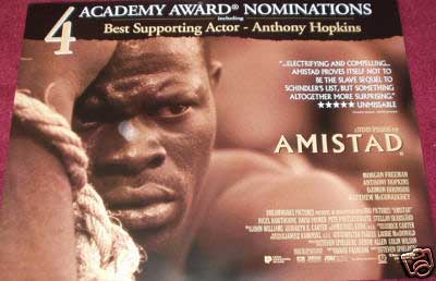 AMISTAD: Awards UK Quad Film Poster AMISTAD: Awards UK Quad Film Poster