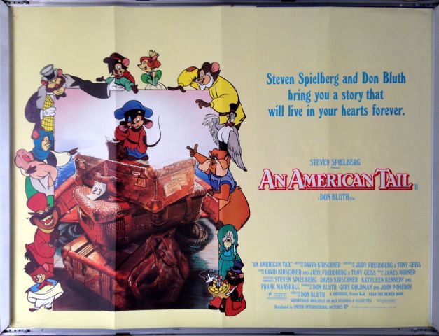 Cinema Poster: AN AMERICAN TAIL 1986 (Quad) Madeline Kahn Christopher Plummer 