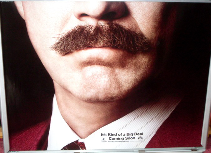 ANCHORMAN 2 THE LEGEND CONTINUES: Advance UK Quad Film Poster ANCHORMAN 2 THE LEGEND CONTINUES: Advance UK Quad Film Poster